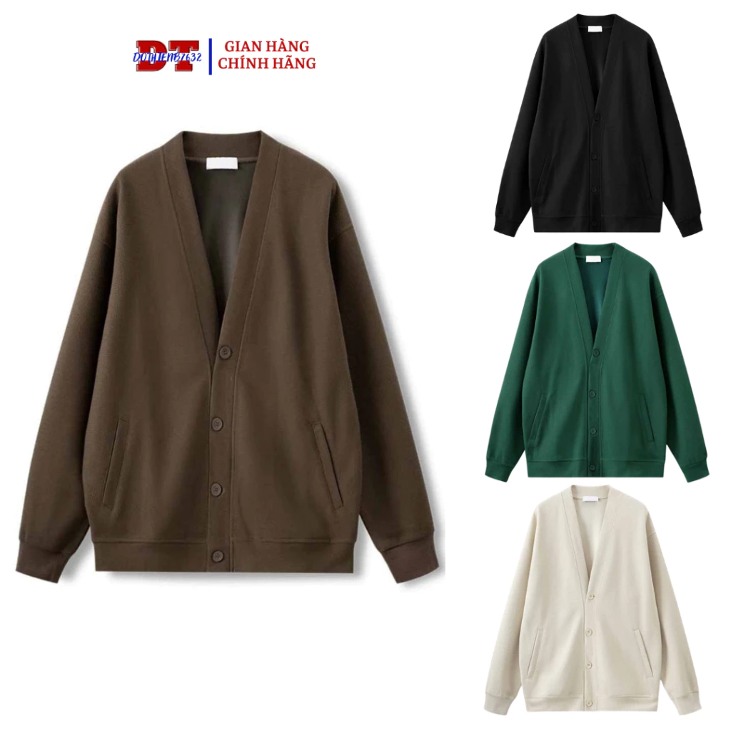 Áo khoác cadigan nam nữ dễ mặc dễ phối đồ, hợp mọi thời đại  form rộng dày dặn mùa đông - DTB k1