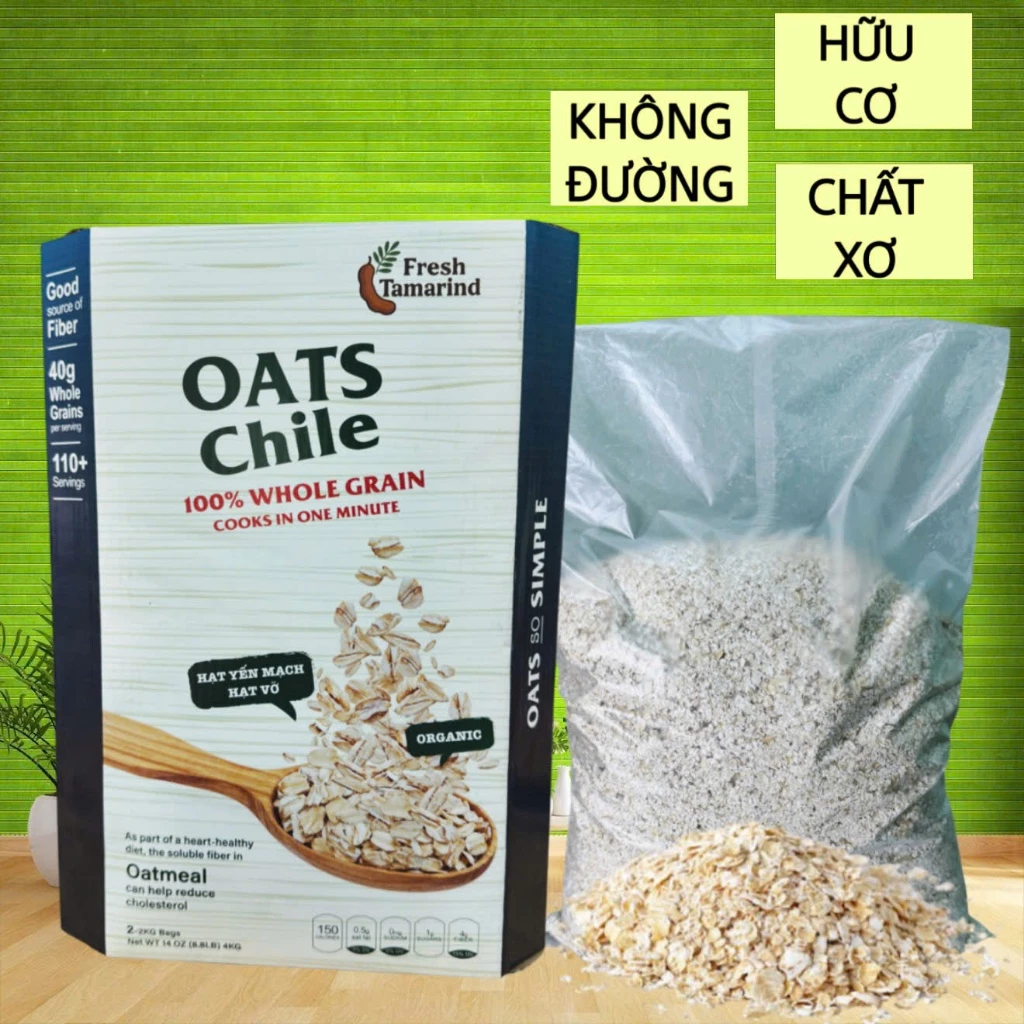 Yến Mạch Chile Cán Vỡ Nguyên Thùng