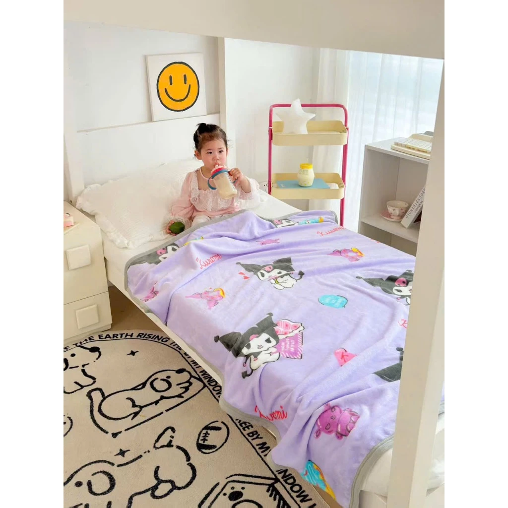 Chăn nỉ cho bé yêu đi học, mền thương hiệu Disney Mommy cao cấp, mềm mịn, không xổ lông, đáng yêu chuẩn hàng nhâp