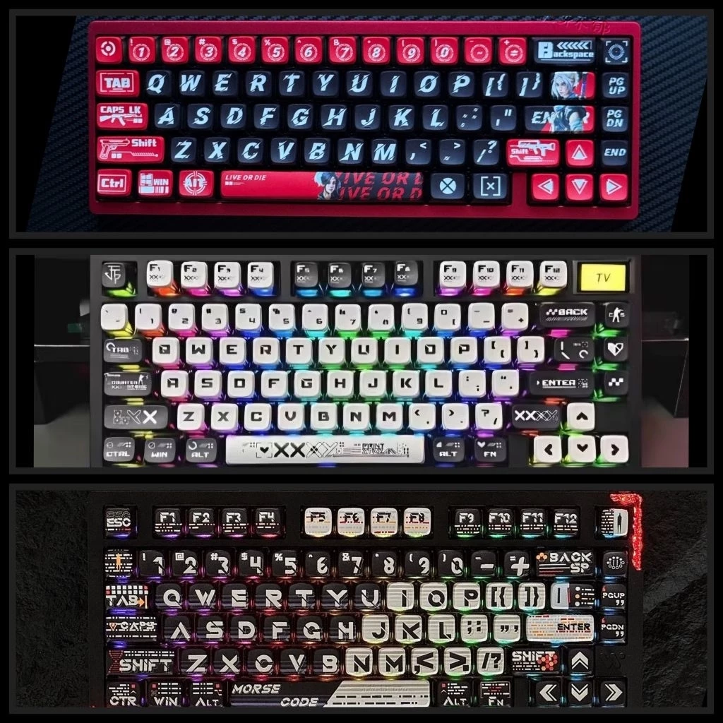 CSGO keycap pudding tỏa led đẳng's cấp custom cho bàn phím