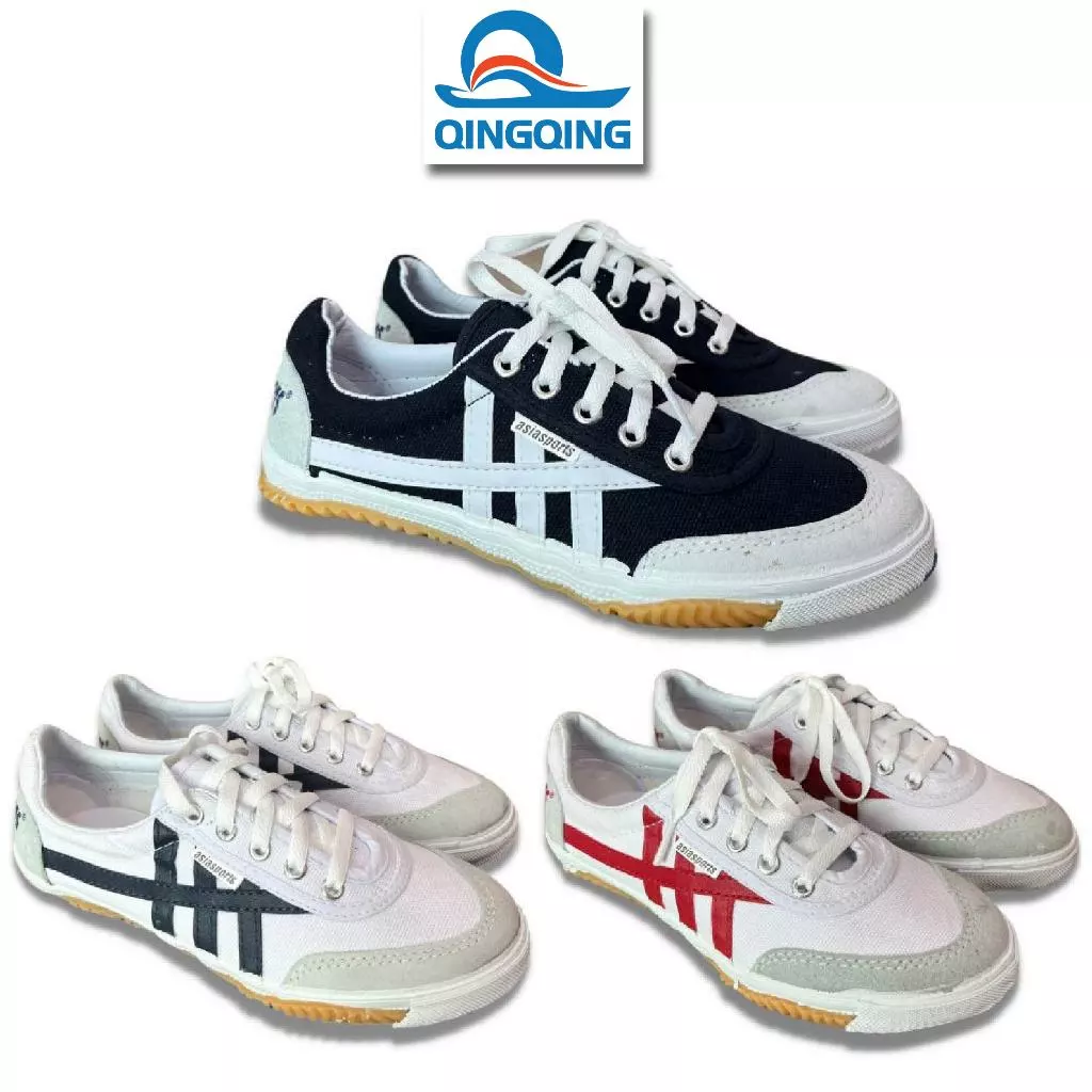 Giày Bata ASIA 3 sọc thể thao thời thượng Vải Canvas đế cao su -Hàng chính hãng-CSH03 - Có HĐĐT
