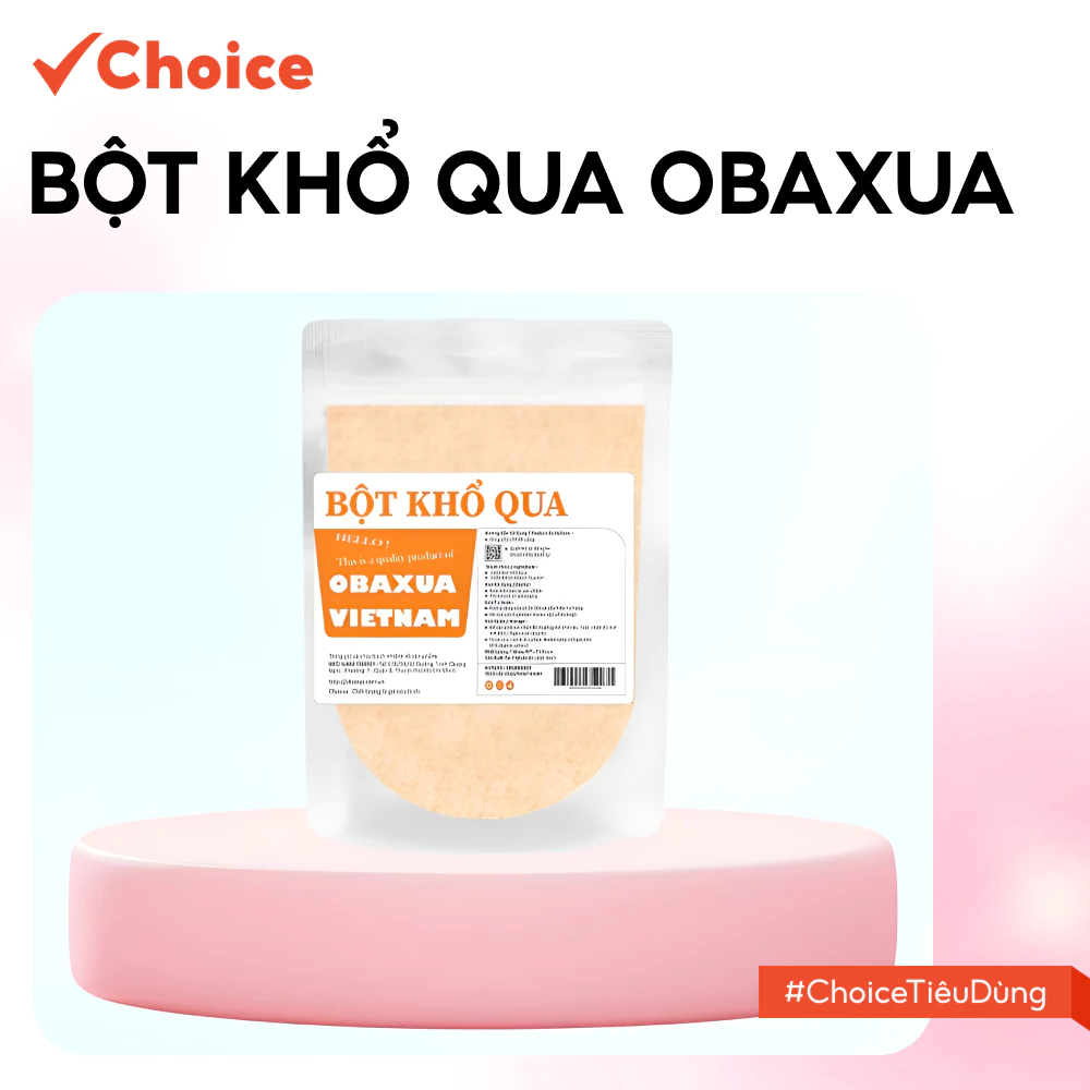 [New] [Choice] Bột khổ qua OBAXUA OG106 nguyên chất 100% organic làm mặt nạ thải độc giảm mụn 75gr