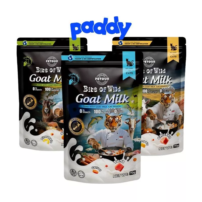 Pate Cho Mèo Cao Cấp Bite of Wild Túi 70G
