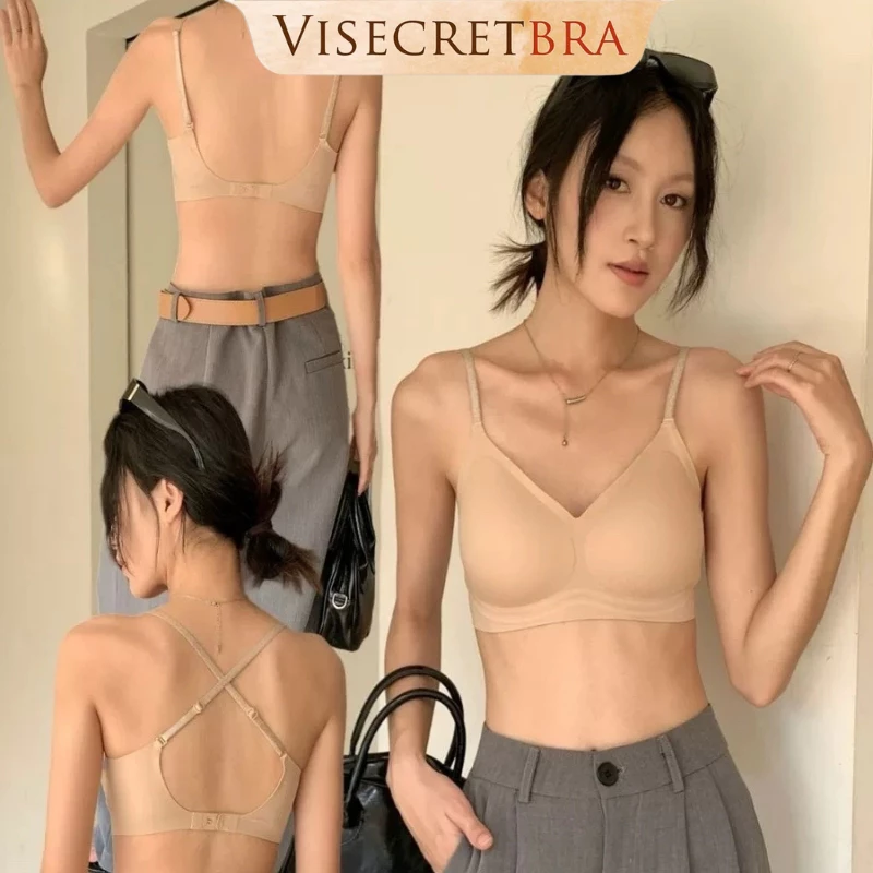250752 -- Áo Ngực Áo Lót Bra Nữ Mát Lạnh Mùa Hè Không Viền Không Gọng Form Mỏng Nhẹ Mút Siêu Thoáng Khí
