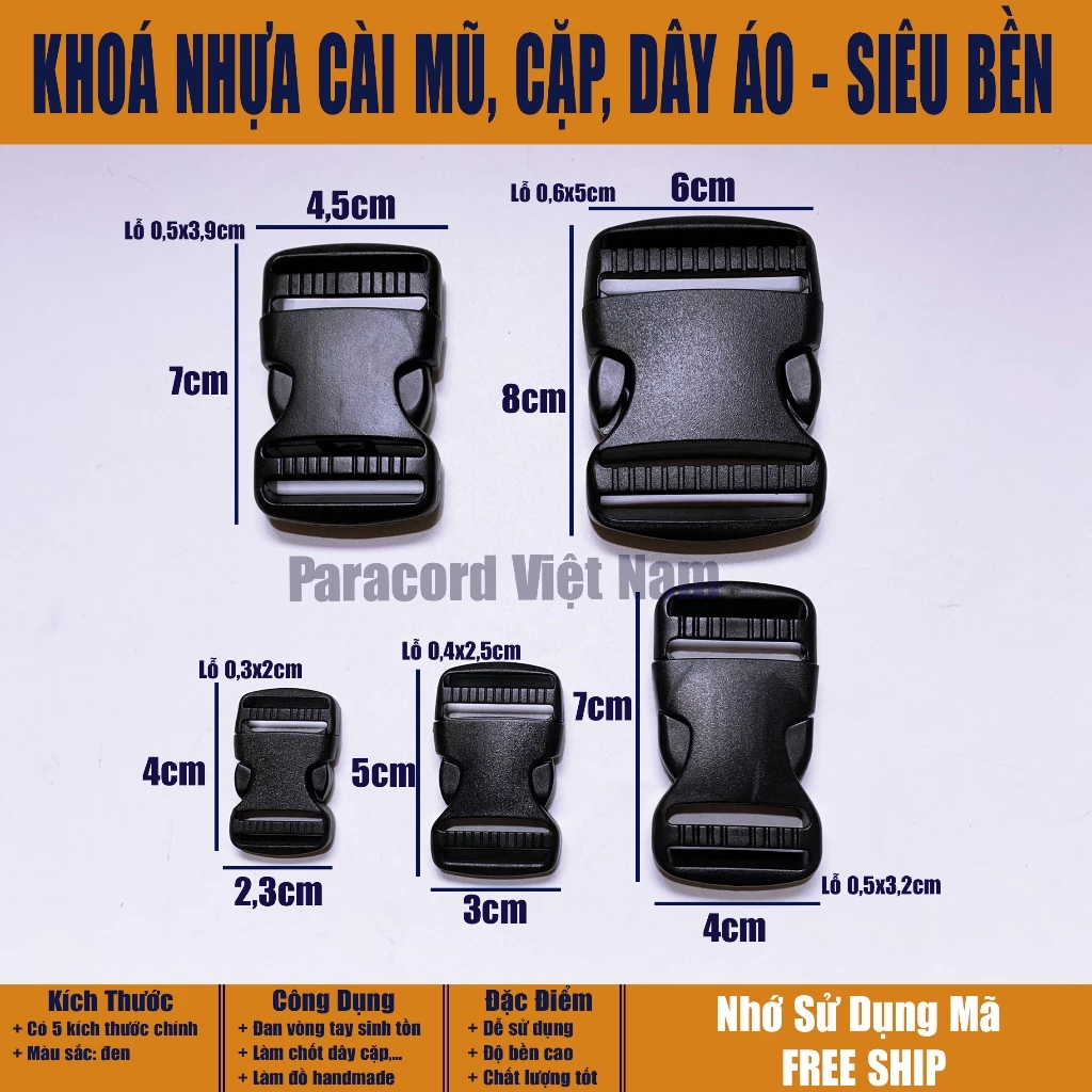 Khoá cài mũ bảo hiểm xe máy siêu bền