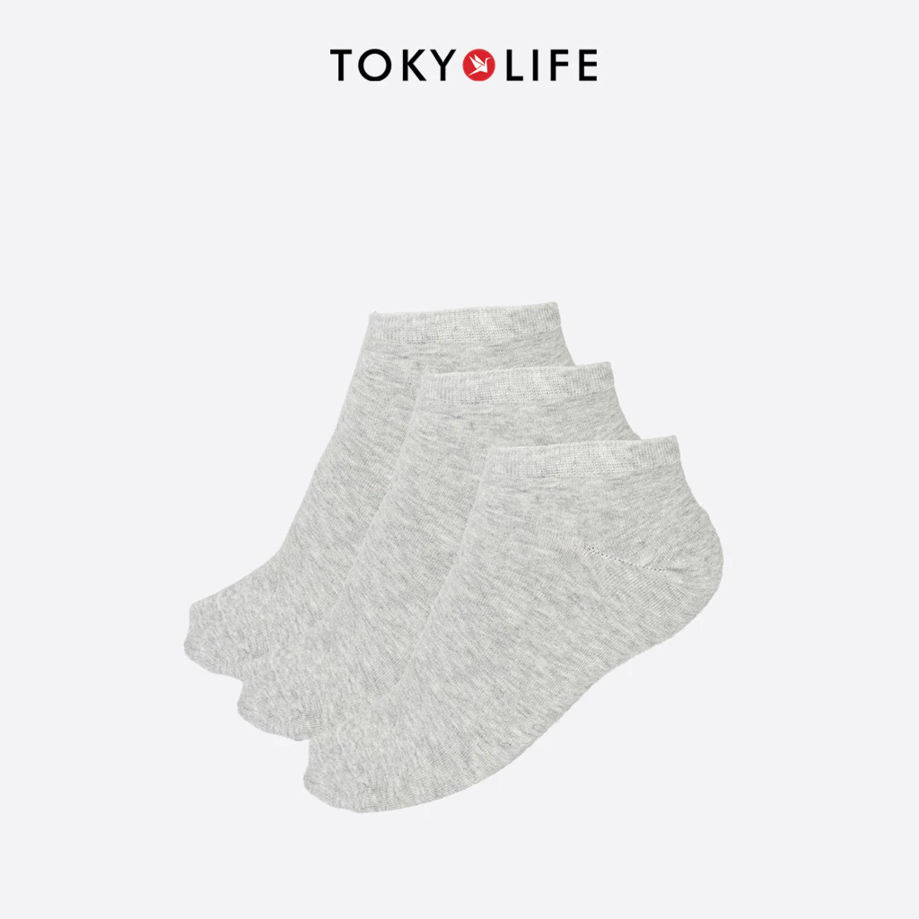 [Pack 3 Đôi] Tất Chân Nữ Cổ Ngắn và Cổ Trung Kháng Khuẩn Thoáng Khí Thời Trang 40000668 40000664- TOKYOLIFE