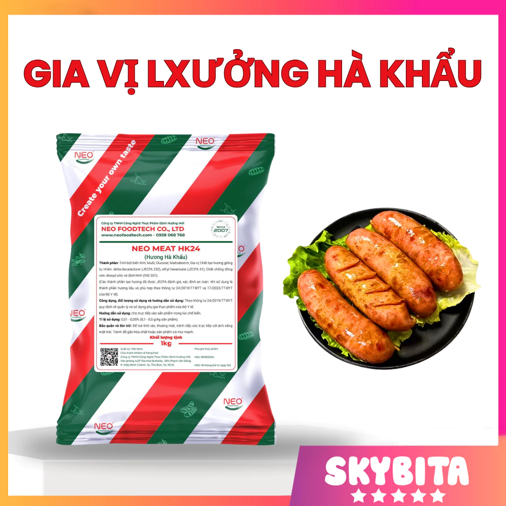 Gia vị lạp xưởng nướng đá, gia vị lạp xưởng Hà Khẩu [200gr-1kg]