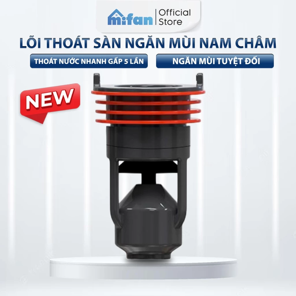 Bộ Nắp Ga Thoát Sàn Ngăn Mùi Hôi Cống Cao Cấp MIFAN - Chặn côn trùng lỗ thoát nước