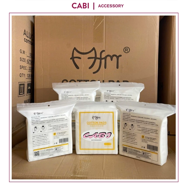 CB11 - [COMBO] 5 GÓI Bông Tẩy Trang COTTON PADS 222M 3 Lớp mẫu cũ (Mèo Vàng) mẫu mới (Hatsu Nhật)