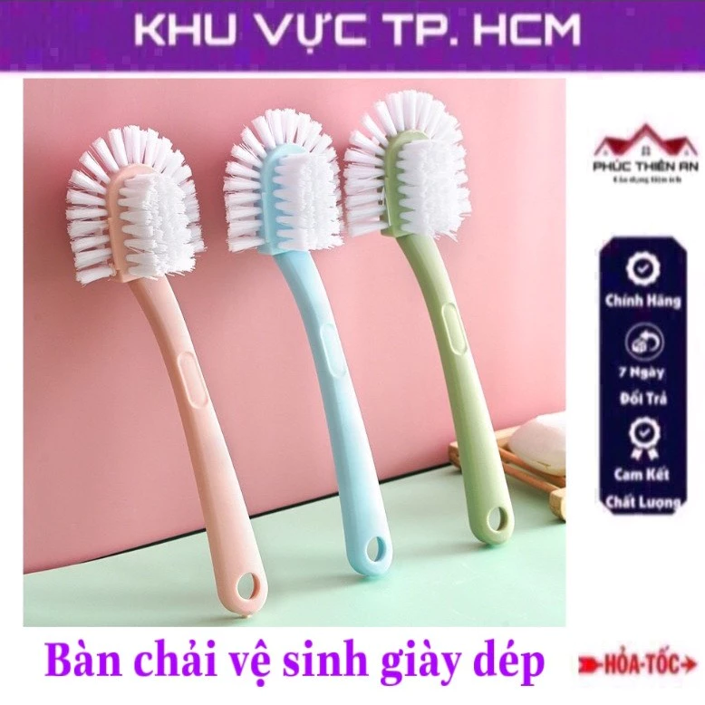 Combo 3 Bàn chải vệ sinh giày dép 5 mặt làm sạch hiệu quả - đa năng, tiện dụng