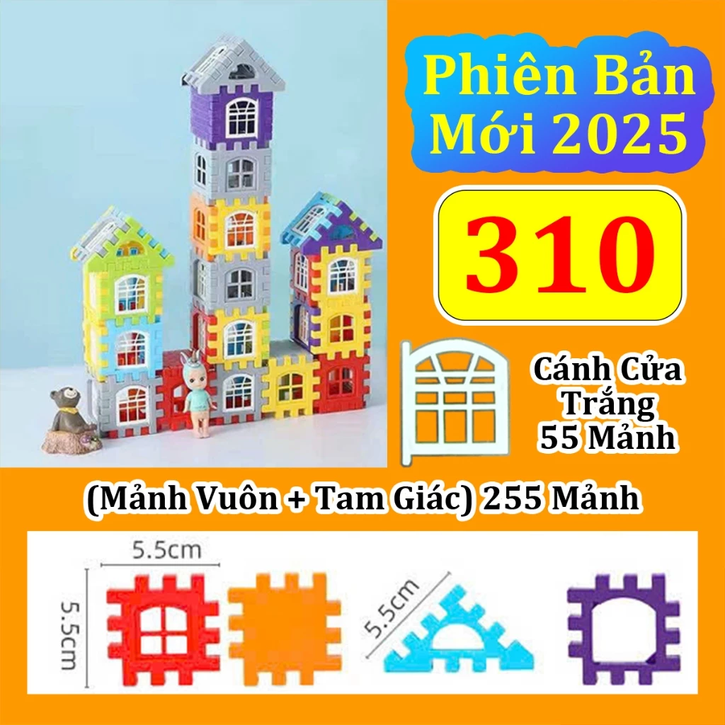 Đồ Chơi Lắp Ghép Khối Xây Dựng Thông Minh giúp trẻ phát triển tư duy sáng tạo, trí tưởng tượng