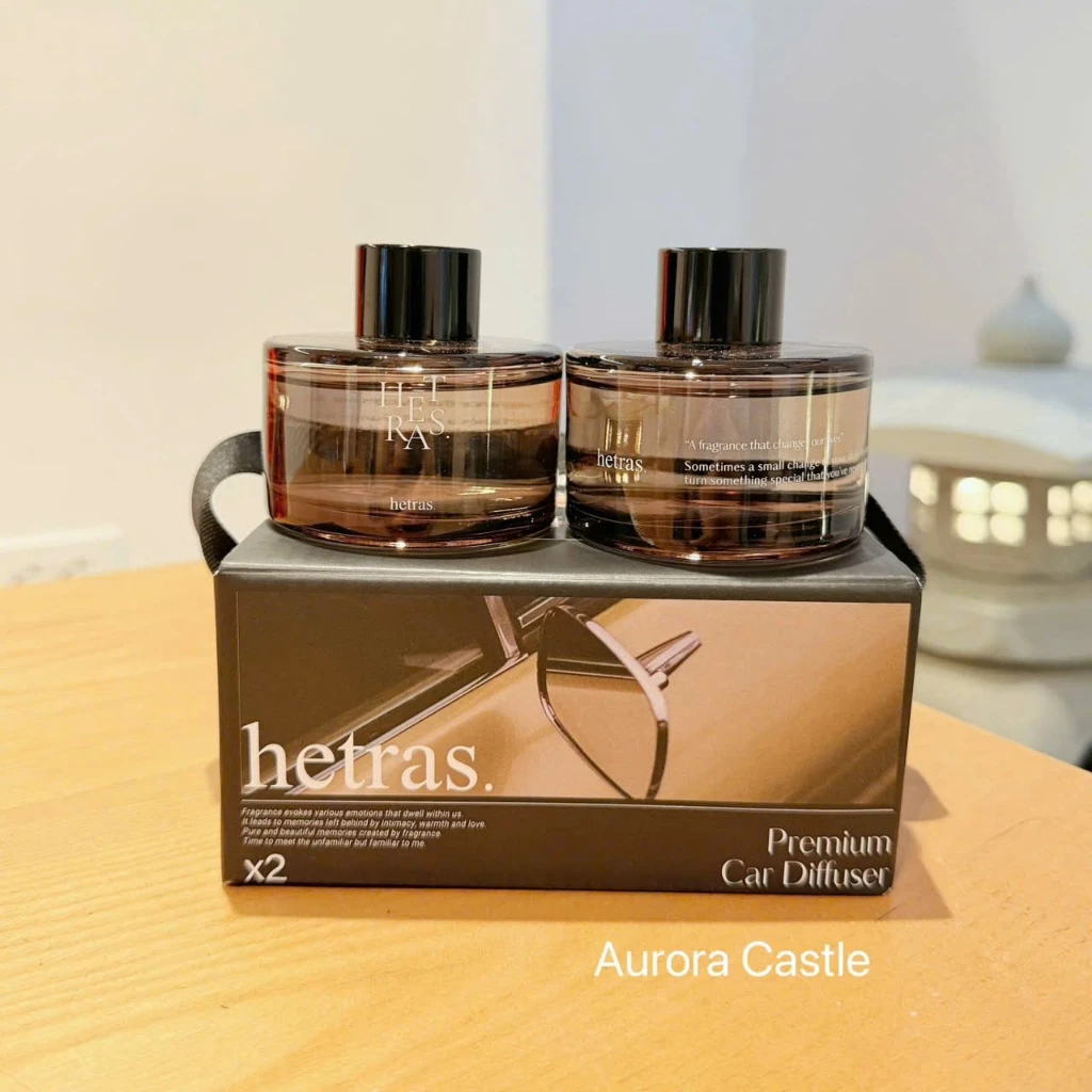 Set Tinh Dầu Nước Hoa Hetras Premium Car Diffuser (No 07)