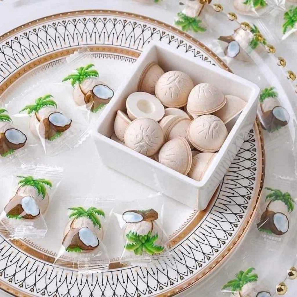 kẹo dừa giòn ,thơm béo 100g,200g,500g