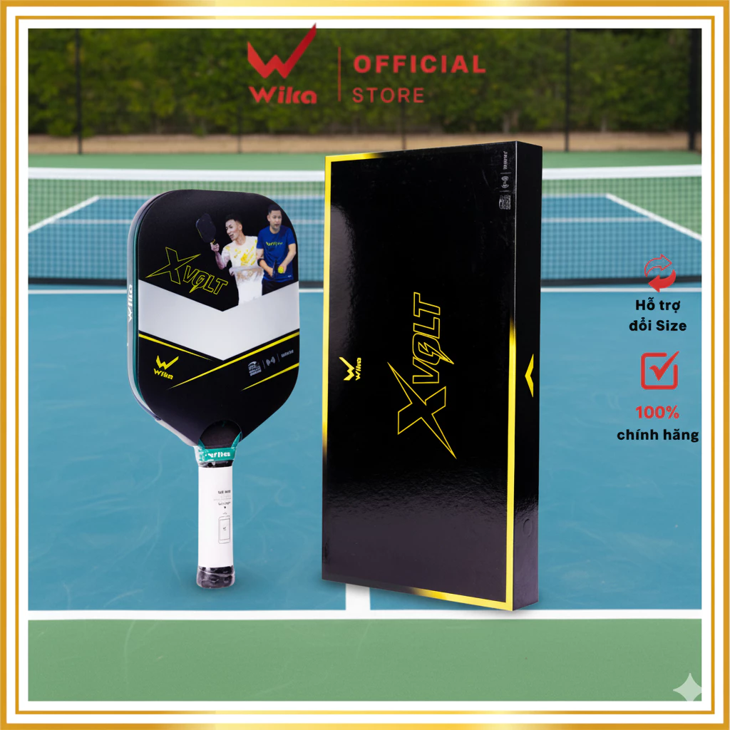 Vợt Pickleball Wika Xvolt , Bản 16mm