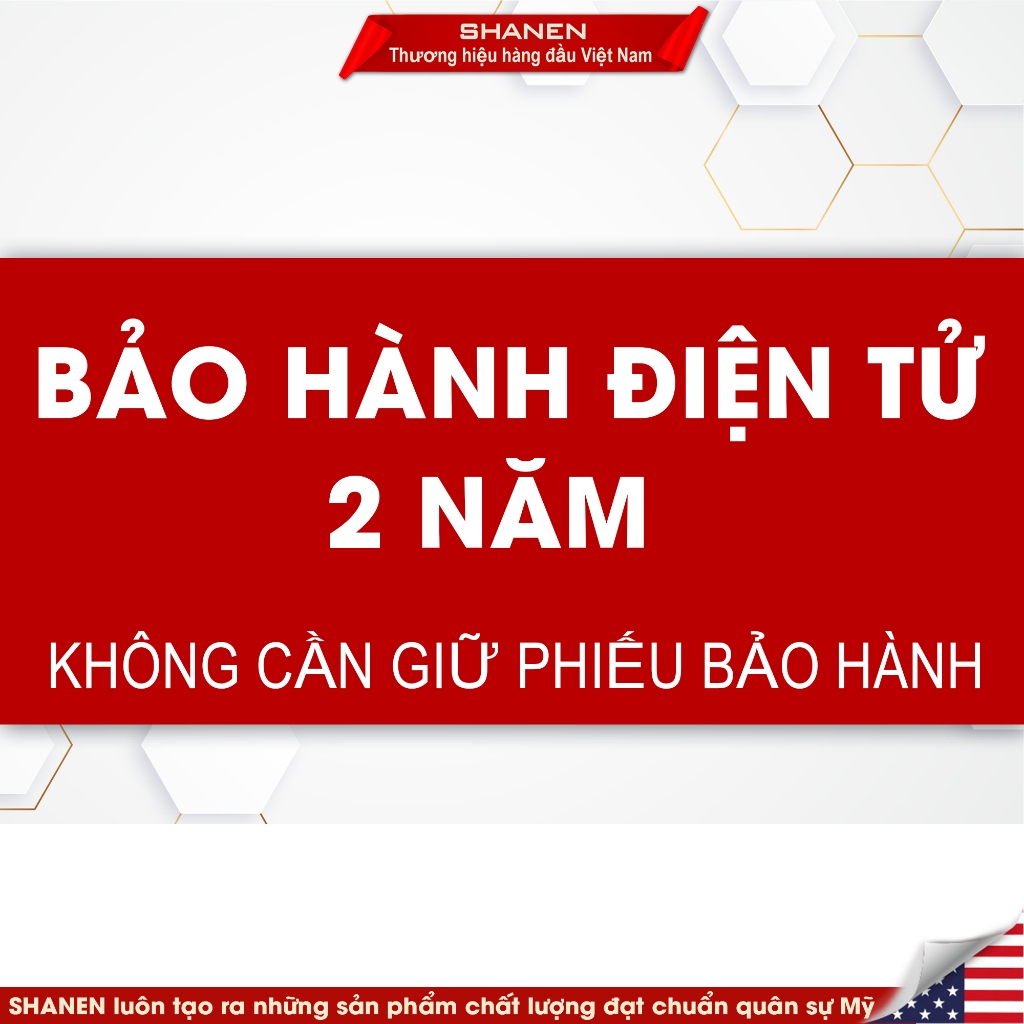 GÓI DỊCH VỤ BẢO HÀNH ĐIỆN TỬ 2 NĂM cho Máy Hút Bụi Cầm Tay SHANEN Công suất…