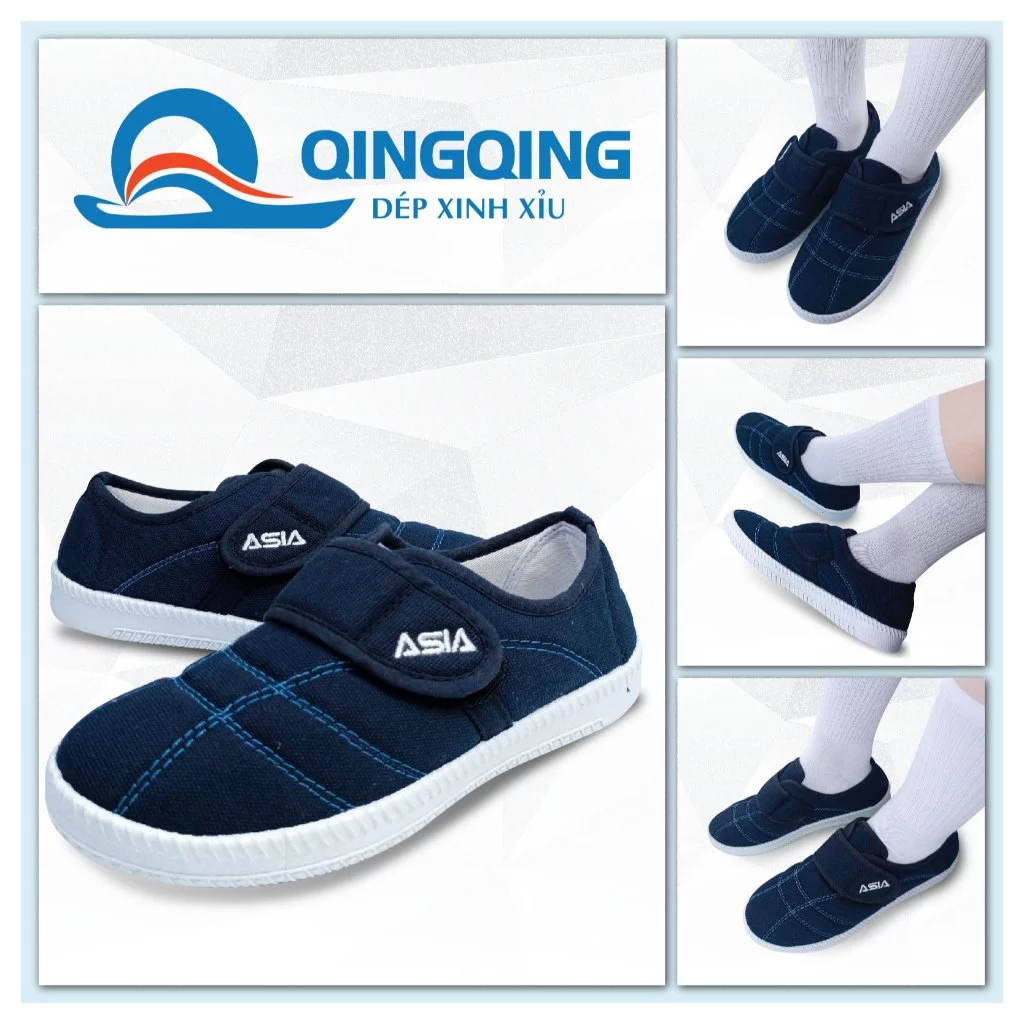 Giày thể thao Nam ASIA quai xé tập thể dục,giày đi học,giày đi làm -Hàng chính hãng - Có HĐĐT