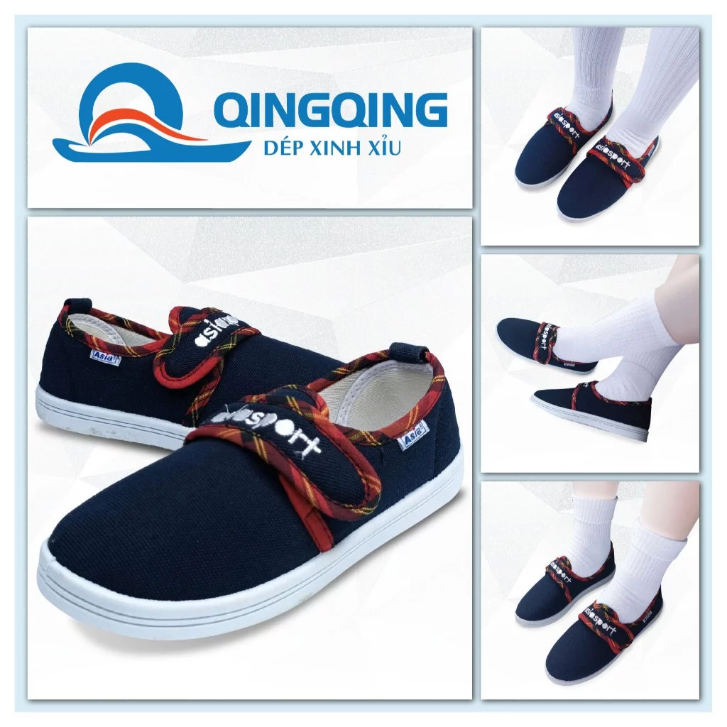 Giày thể thao bata ASIA Nữ quai xé 2 màu,êm chân,siêu bền -Hàng chính hãng - Có HĐĐT