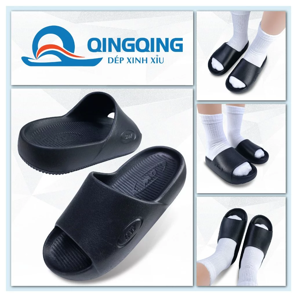 Dép quai ngang Duwa đúc nguyên khối cao cấp vân nhám siêu bền-Hàng Chính Hãng-DH248-2 - Có HĐĐT