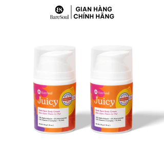 COMBO 2 Kem làm sáng, giảm thâm cơ thể BareSoul Juicy 50gx2