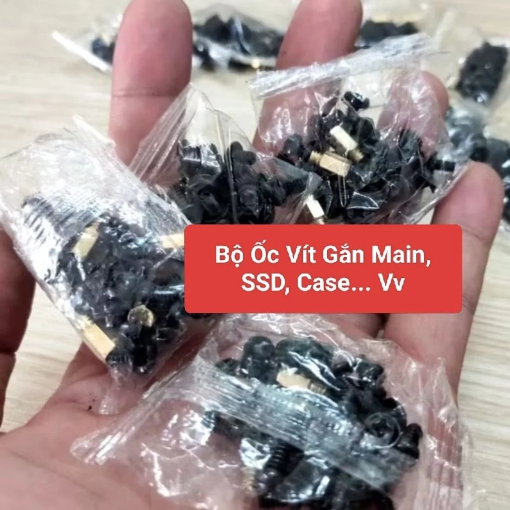 Combo 02 Bộ Ốc Vít Gắn Ổ Cứng, Main, Vỏ Case, Psu..... Cho PC