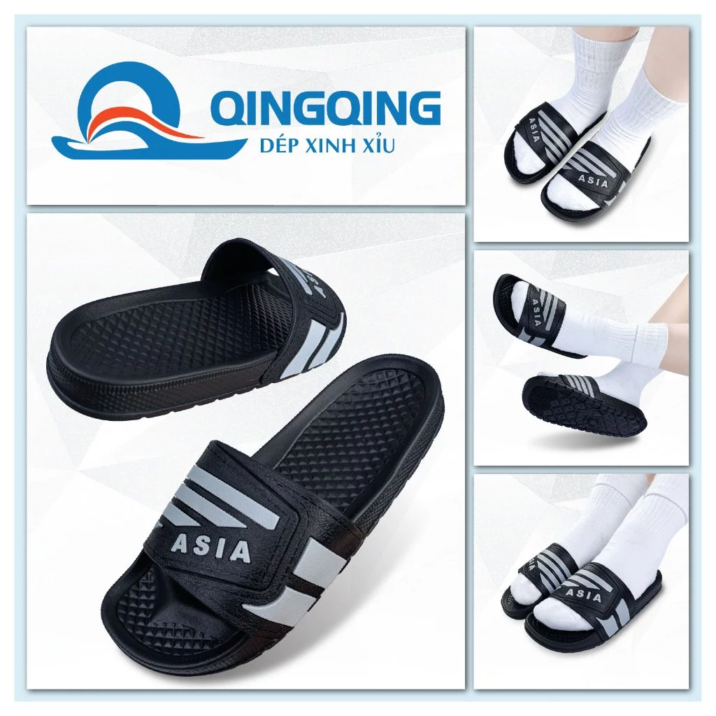 Dép quai ngang,dép quai ngang nam ASIA giả xé - Hàng chính hãng -DME384 - Có HĐĐT