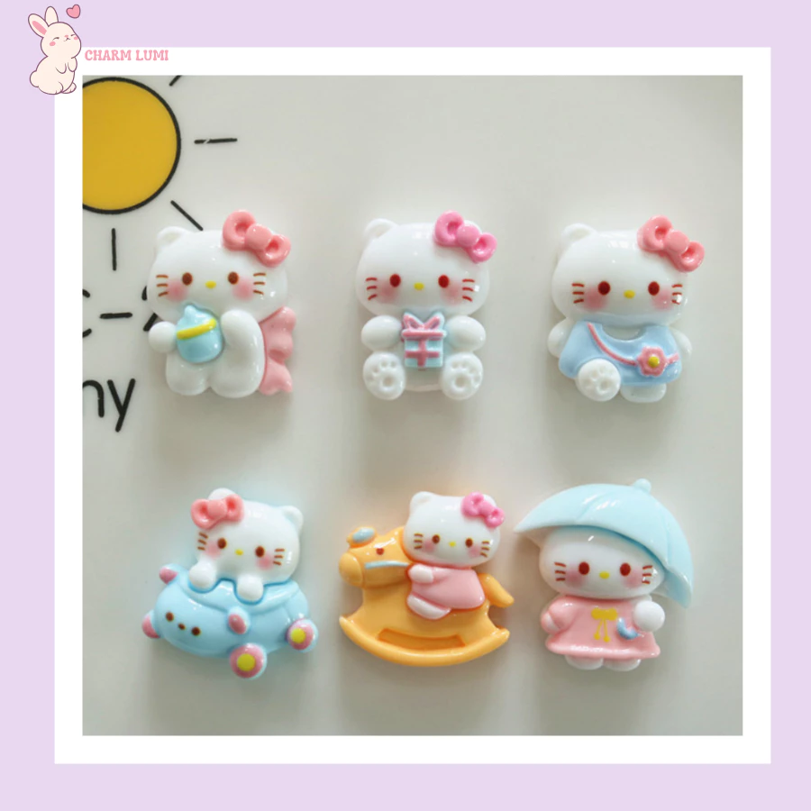 Charm Kitty Em Bé Ngoan – Phụ Kiện Handmade DIY, Trang Trí Tiểu Cảnh, Ốp Lưng Điện Thoại, Nón Bảo Hiểm,...