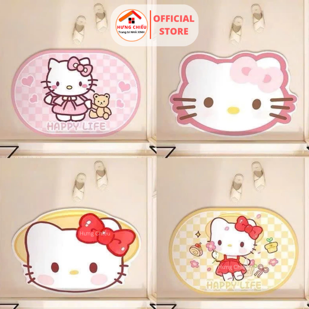 Thảm lau chân Bali 40x60cm, chất nỉ lì mềm mịn, thấm hút nước, chống trượt hiệu quả - ED01