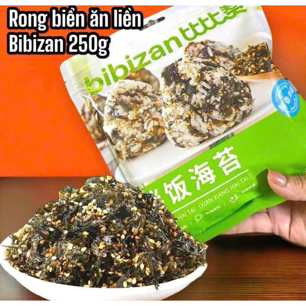 rong biển ăn liền bibizan 250g