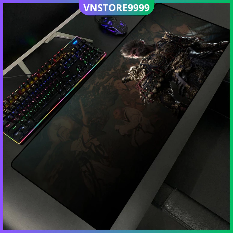 Lót chuột cỡ lớn 90x40, 80x30 WuKong ngầu bền đẹp bảo hành 12 tháng