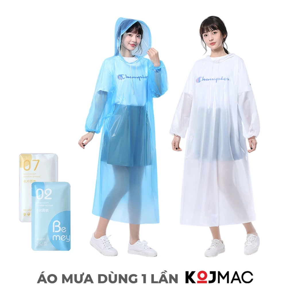 Áo Mưa Dùng Một Lần Bỏ Túi Nhỏ Gọn Tiện Lợi - Áo Mưa 1 Người Tiện Lợi Mang Đi