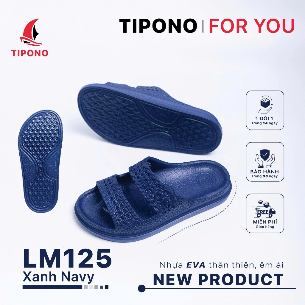 TIPONO LM125 Dép EVA Êm Chân Chống Trơn Trượt, Thời Trang Dễ Phối, Một Đôi – Mọi Phong Cách