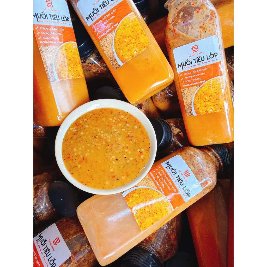 SỐT MUỐI TIÊU LỐP ( 1 chai ) 470gr