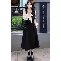 Váy rời 2 chi tiết chất liệu mềm mại, kiểu dáng trẻ trung V1