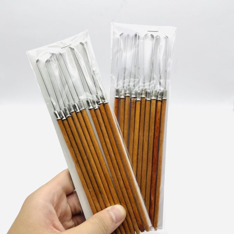 [Top Value] ( Túi 10 cây ) Cây lấy ráy tai 17cm Siêu Rẻ - Mẫu cán Gỗ or Nhựa