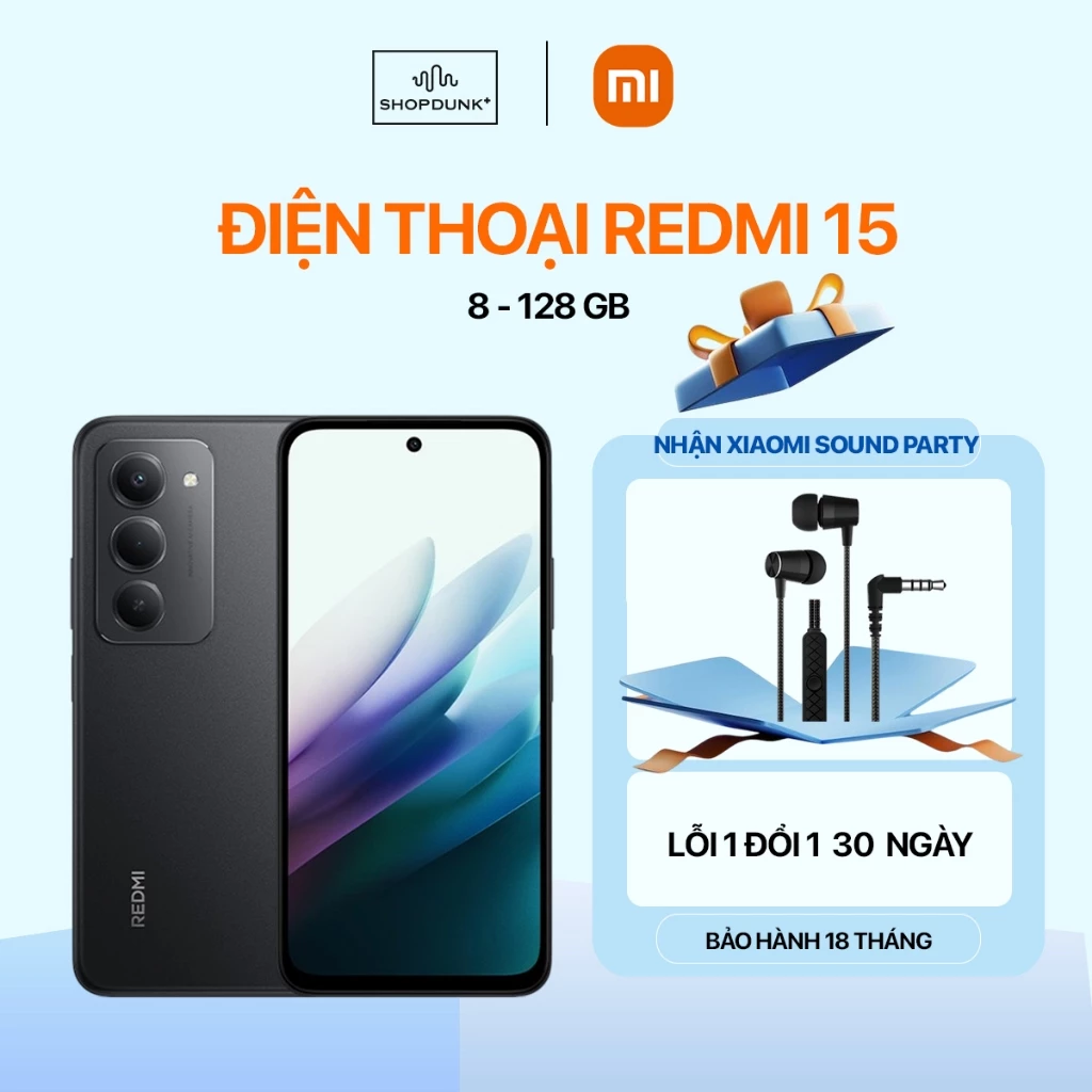 Điện Thoại Xiaomi Redmi 15 8GB 128GB Chính Hãng
