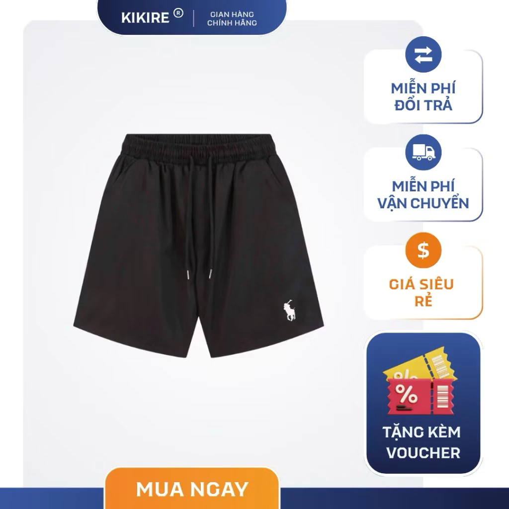Quần Short Gió Nam 40-78Kg Quần Đùi Nam Có Khóa Túi Co Giãn Thoải Mái Vận Động