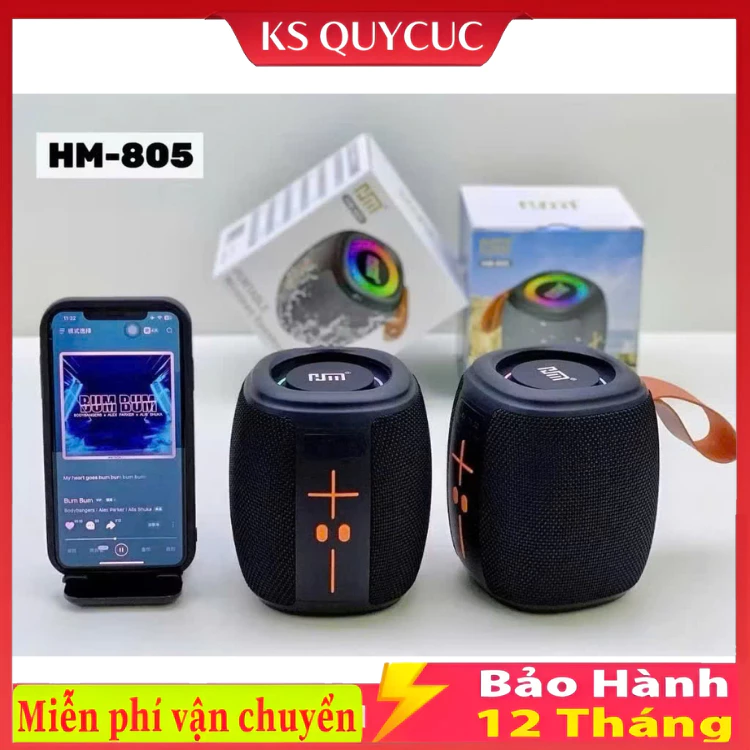 Loa bluetooth HM-805 / A005 / CL09 Không Dây Công Suất Khủng Âm Hay Bass Căng Âm Thanh Siêu Trầm Chống nước hàng đẹp