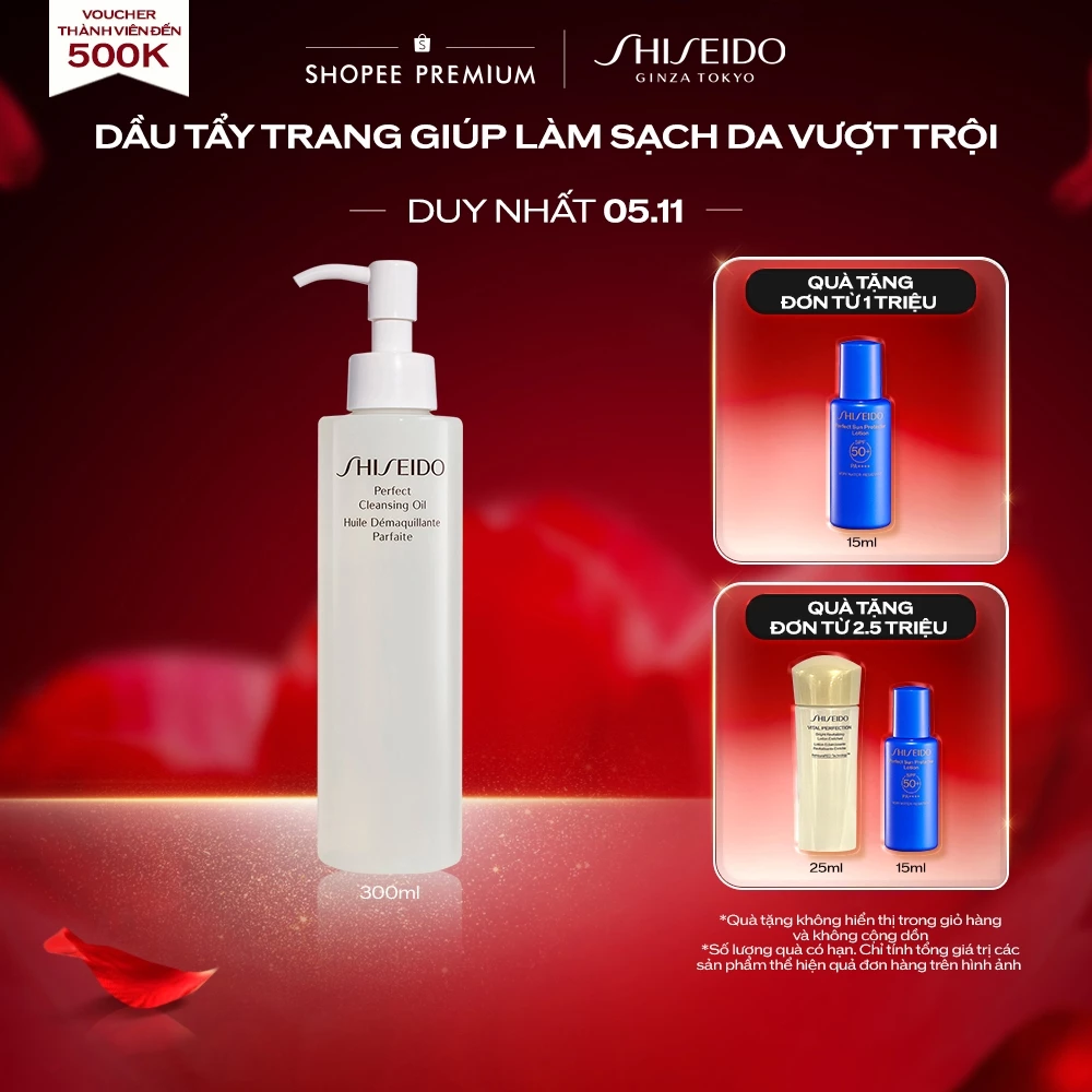 Dầu tẩy trang Shiseido Perfect Cleansing Oil 300ml