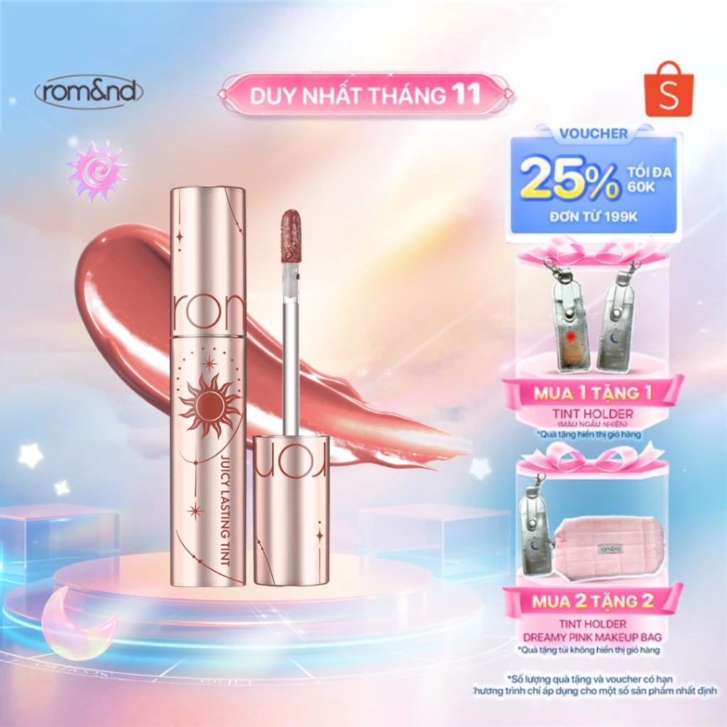 [Rom&nd] [Solunar Edition #23 #24] Son Tint lì Romand Juicy Lasting Tint