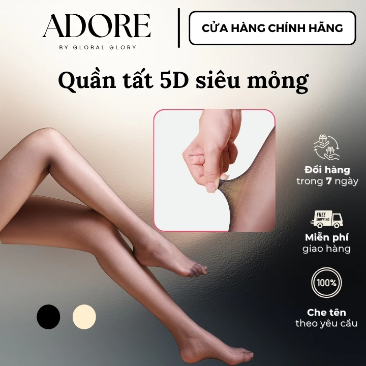 [Live] Quần Tất 5D Adore S1001 Siêu Mỏng Trong Suốt Không Lộ Viền
