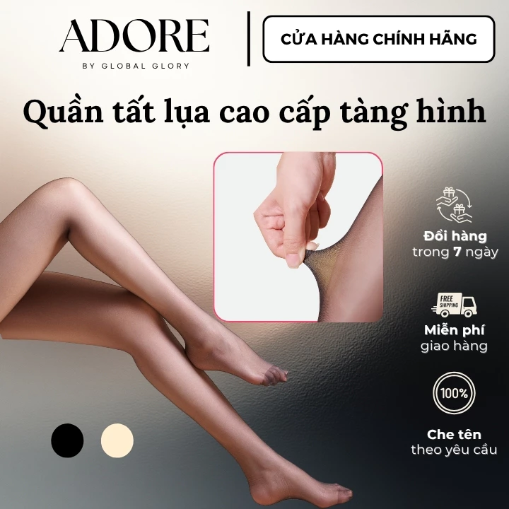 [Live] Quần Tất 3D Adore S1002 Lụa Cao Cấp Trong Suốt Tàng Hình Siêu Thật Chân