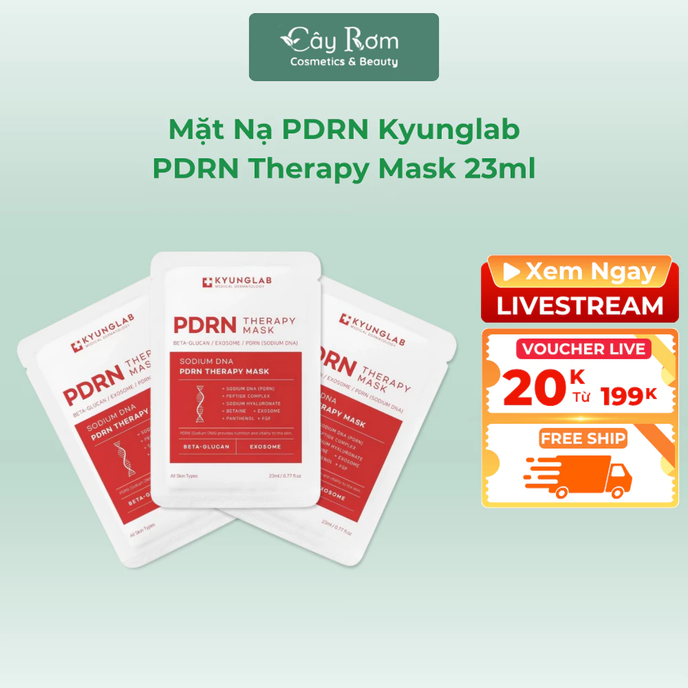 Mặt Nạ PDRN Kyunglab PDRN Therapy Mask 23ml cấp ẩm chuyên sâu | Cây Rơm Cosmetics
