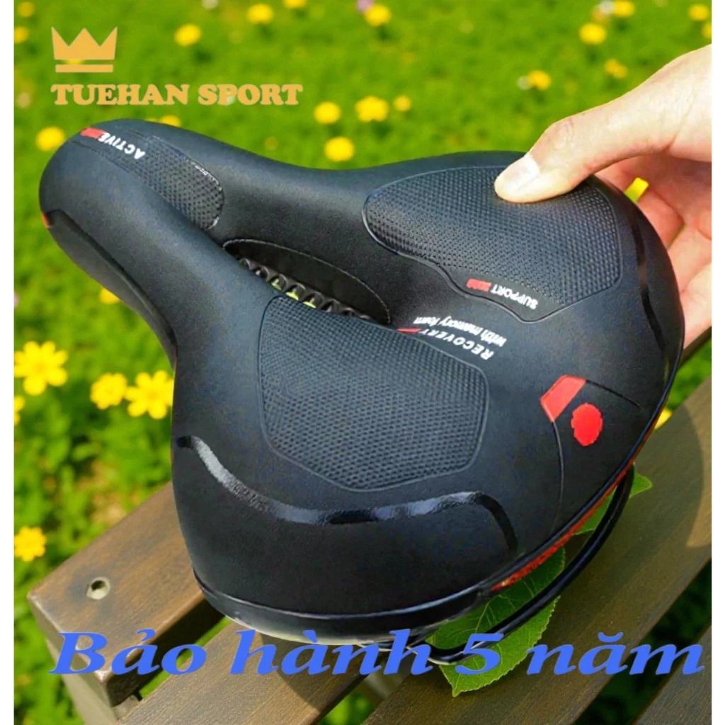 Yên xe đạp béo bản to thoáng khí TUEHAN SPORT – yên xe đạp tập thể dục, yên xe đạp thể thao, phụ kiện xe đạp cao cấp