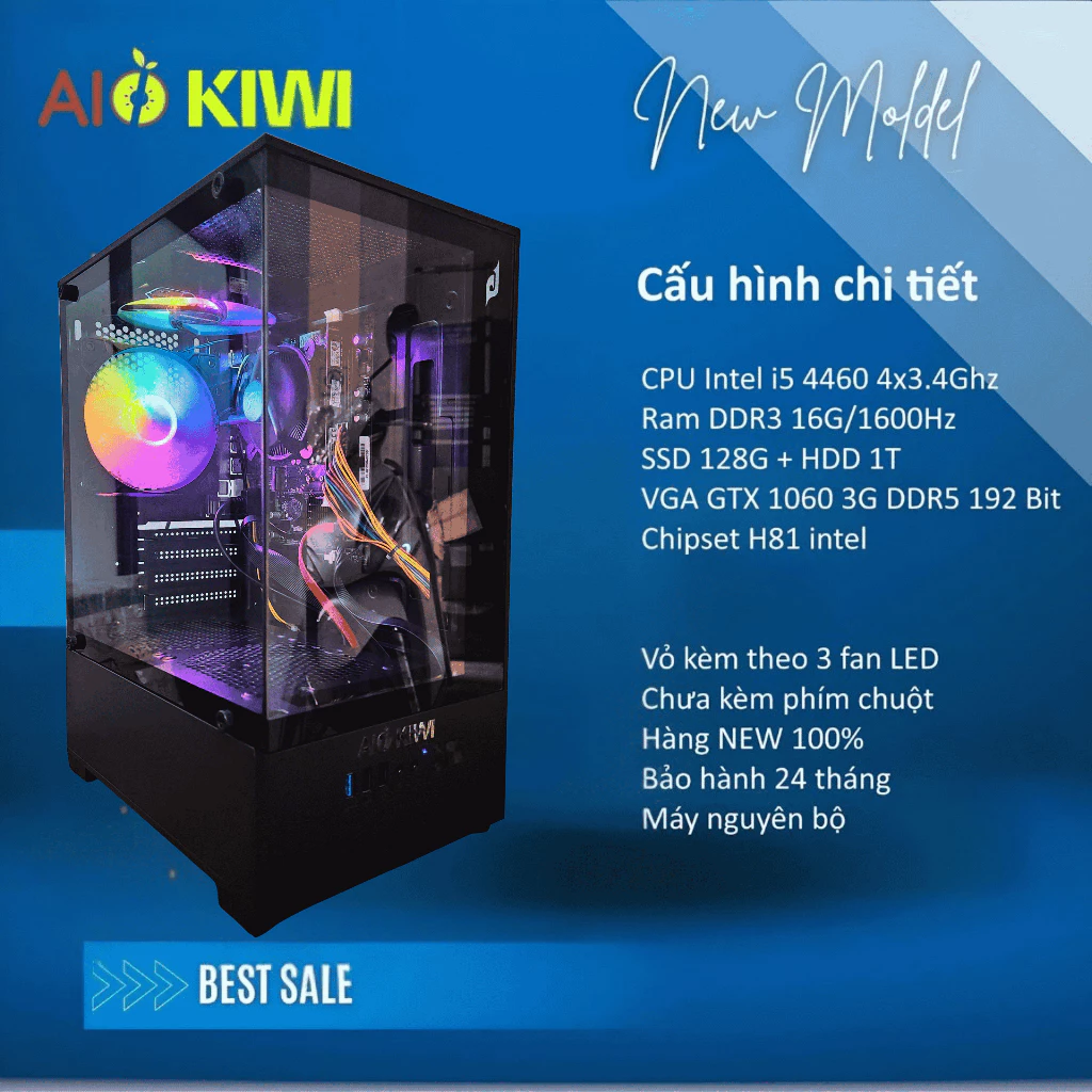 Bộ máy tính AIO PC ( I5 4460, Ram 16G ) chuyên game , văn phòng [không kèm màn hình ]