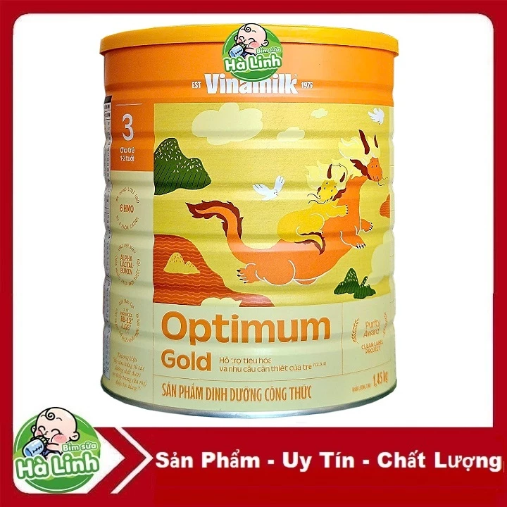Sữa bột Optimum Gold 3, 4 1.45kg [Date 2028]