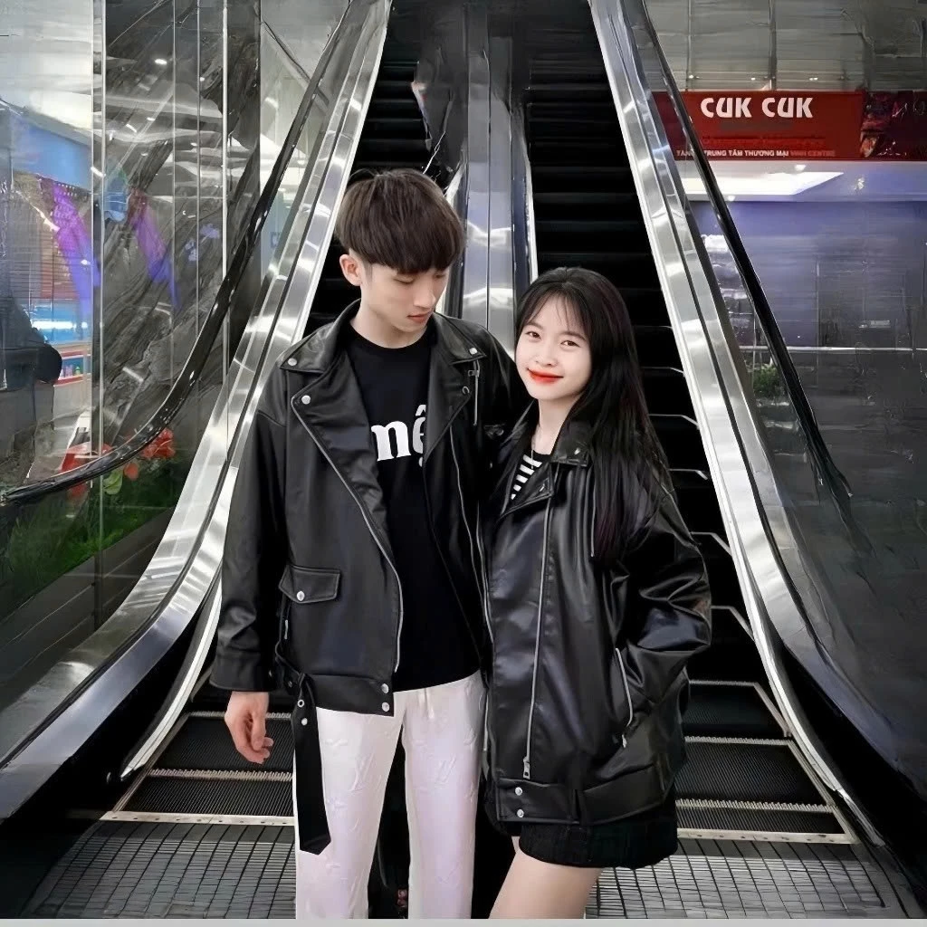Áo khoác da dáng dài unisex chất liệu da PU cao cấp phong cách thời trang Tino năng động cá tính