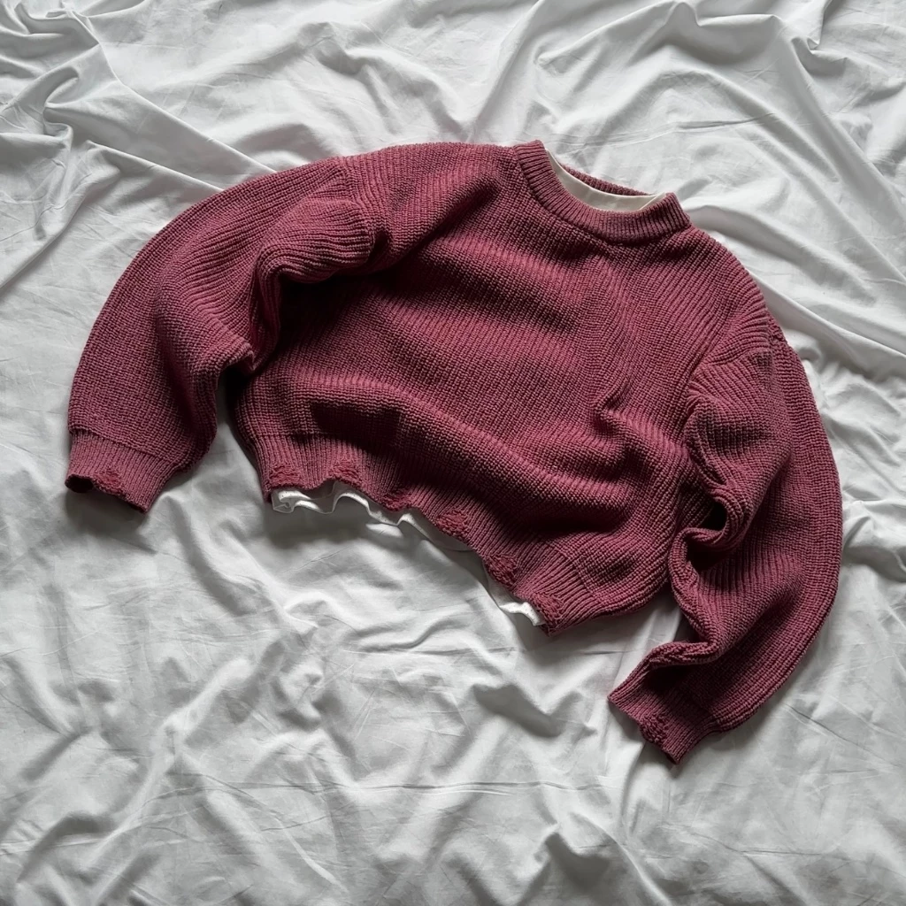 SLICK " SWEATER LEN BASIC" KNIT MERINO PREMIUM - FORM BOXY BY THE SLICK WAY UNISEX