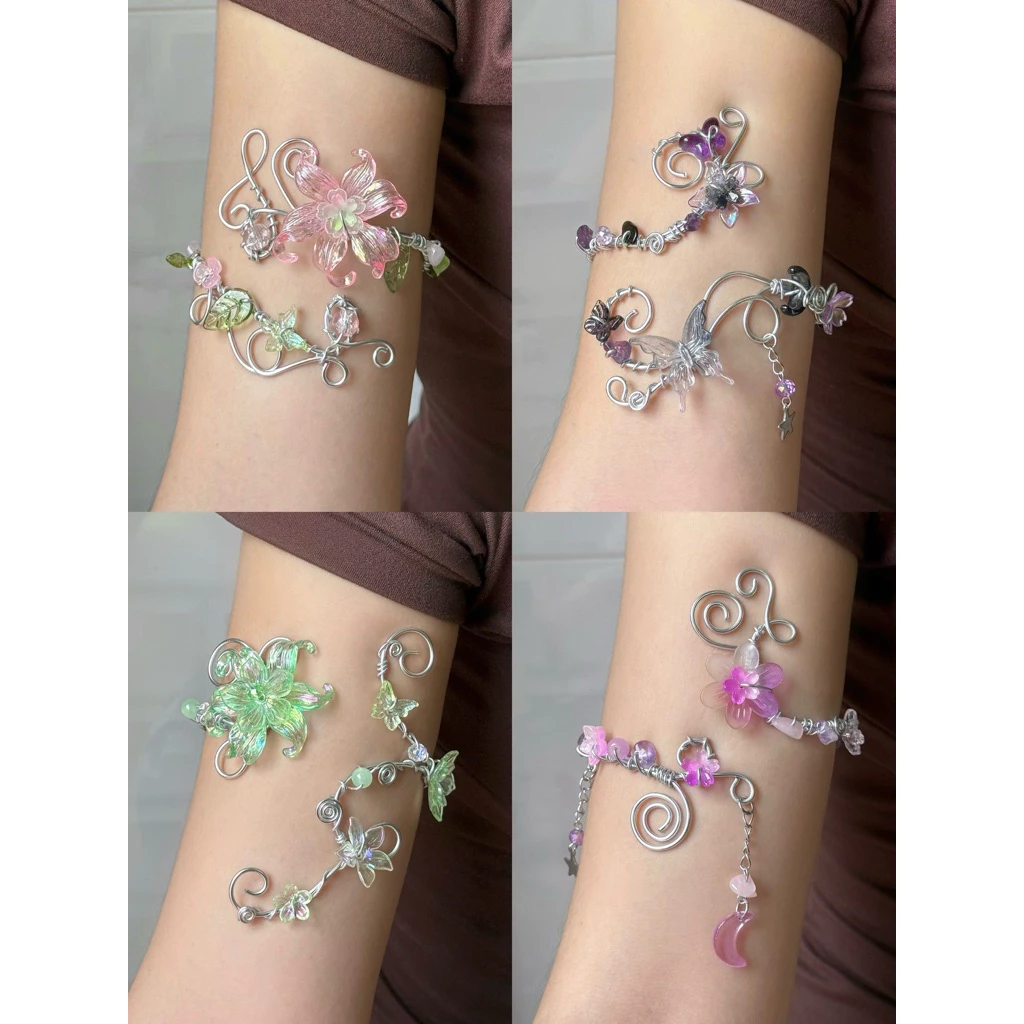 [ ĐỌC KĨ MÔ TẢ ] Vòng đeo bắp tay  arm cuff - Vòng đeo bắp tay phụ kiện thời trang Handmade - Trang sức - HYGGE ♡.•*