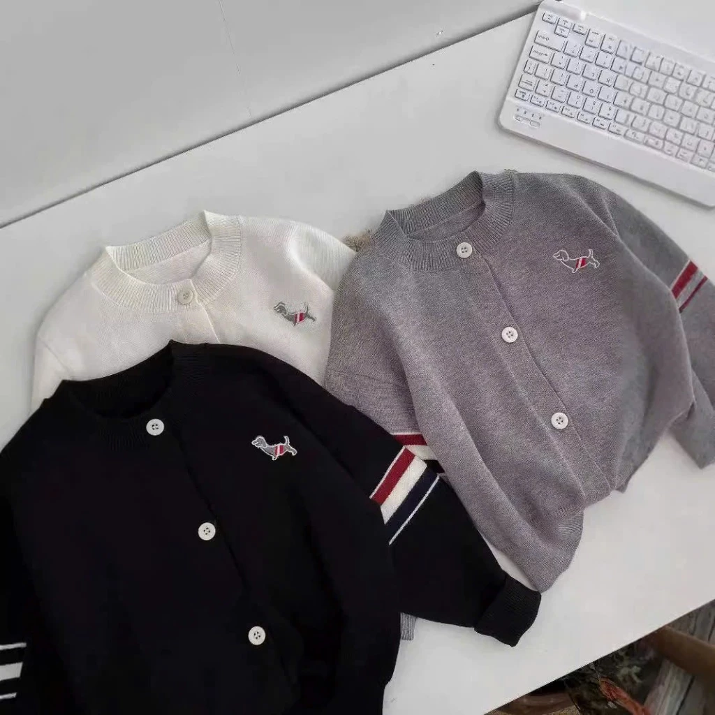 ÁO Nỉ Cardigan Cho Bé Trai Bé Gái Size 12-44kg , Phong Cách Dễ Thương Thích Hợp Cho Bé Mặc Đi Chơi Diện TẾT  (TV3)