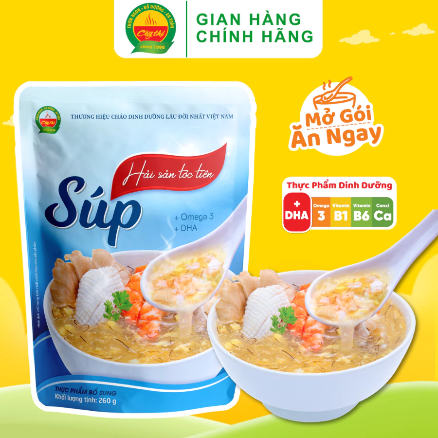 Súp Hải Sản Tóc Tiên Cây Thị 260g